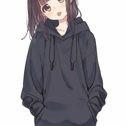 Anime Hoodie Drawing Sketch