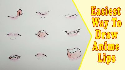 Anime Lips, Character Style, Artistic Expressions, Expressive Features, Vibrant Colors Drawing