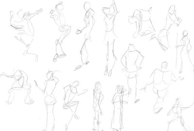 Anime Pose, Dynamic Stance, Expressive Gesture, Stylized Position, Character Posture Drawing