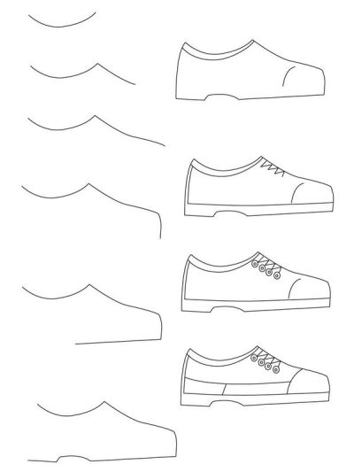 Anime Shoes, Unique Anime Kicks, Cosplay Footwear, Otaku Fashion, Japanese Style Sneakers Drawing