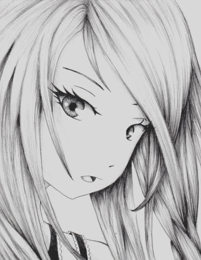 Anime Sketch, Creative Art, Character Design, Artistic Expression, Manga Style Drawing