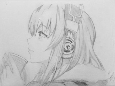 Anime Sketch, Creative Illustration, Manga Style, Visual Art, Character Design Drawing