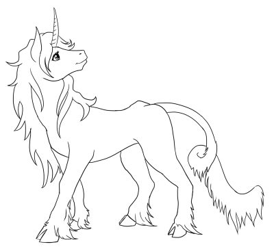 Anime Unicorn, Whimsical Design, Colorful Adventures, Magical Creature, Fantasy World Drawing