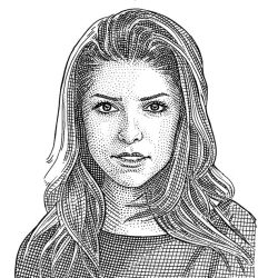 Anna Kendrick Drawing Amazing Sketch