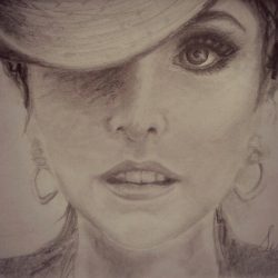 Anna Kendrick Drawing Hand drawn