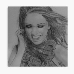 Anna Kendrick Drawing Realistic Sketch