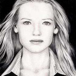 Anna Torv Drawing Amazing Sketch