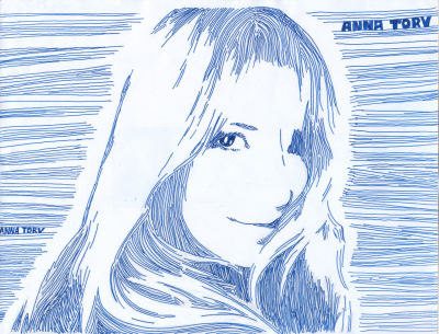 Anna, Adventure, Growth, Friendship, Curiosity Drawing