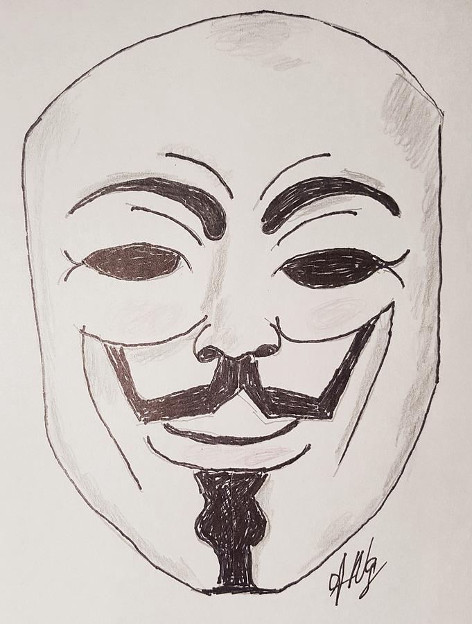 Anonymous Drawing Creative Style