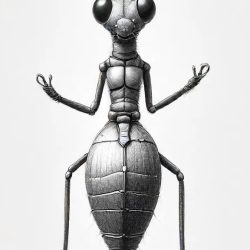 Ant Drawing Art Sketch Image