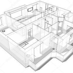 Apartment Drawing Stunning Sketch