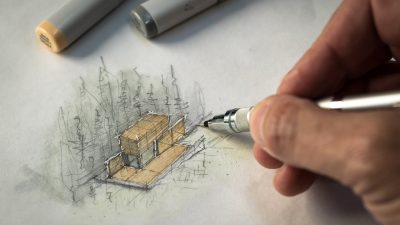 Architect, Builder, Designer, Innovator, Planner Drawing