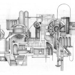 Architecture Drawing Creative Style