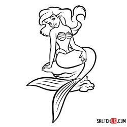 Ariel Drawing Art