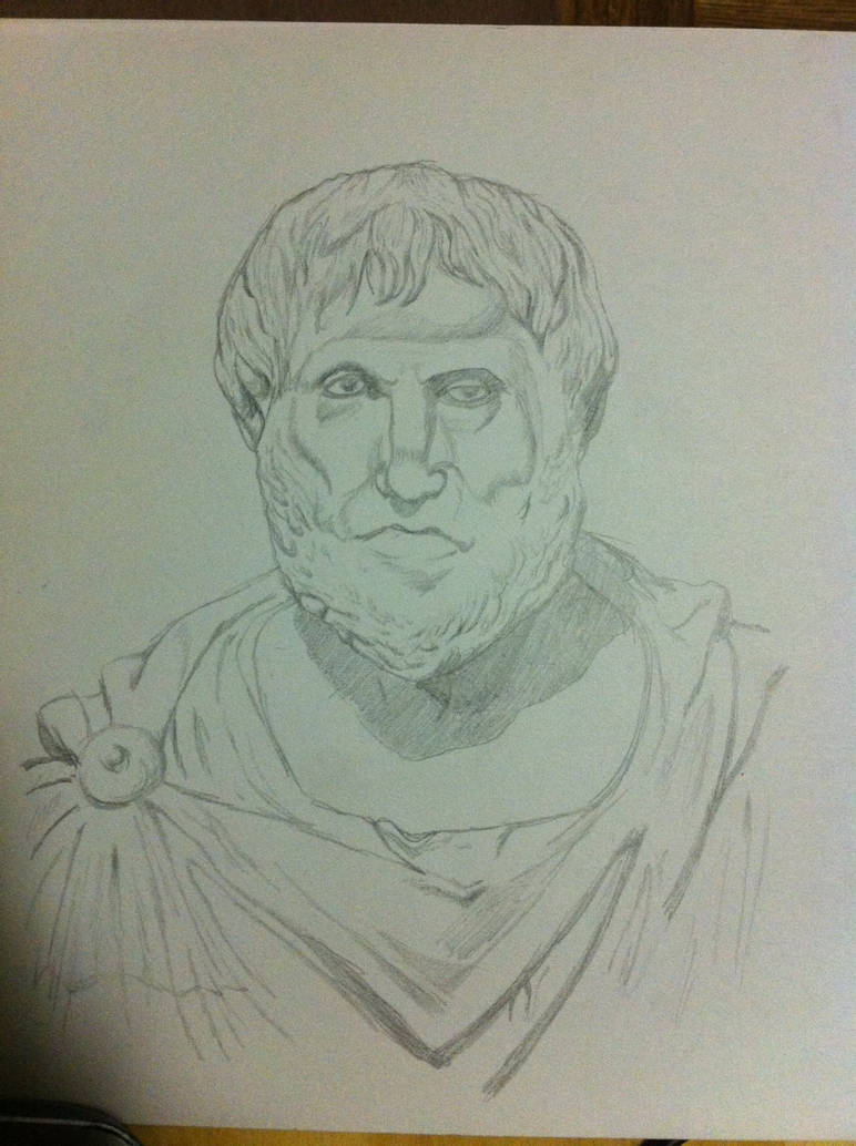 Aristotle Drawing Artistic Sketching