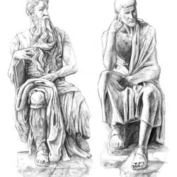 Aristotle Drawing Fine Art