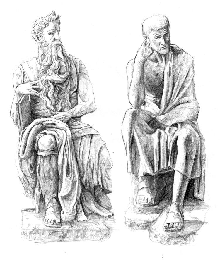 Aristotle Drawing Fine Art