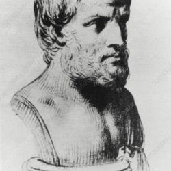 Aristotle Drawing Intricate Artwork