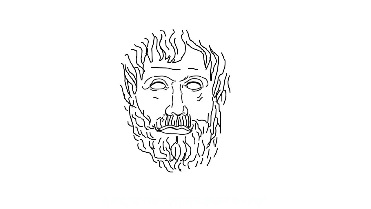 Aristotle Drawing Sketch