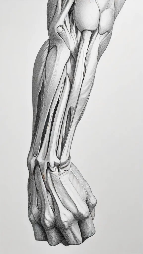 Arm Anatomy Drawing Sketch Picture