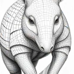 Armadillo Drawing Art Sketch Image