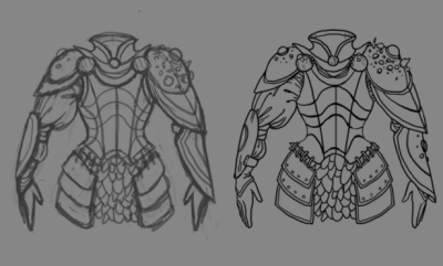 Armor, Defense, Shielding, Protection, Fortification Drawing