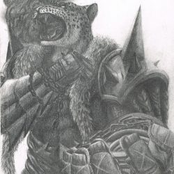 Armor King Drawing Image