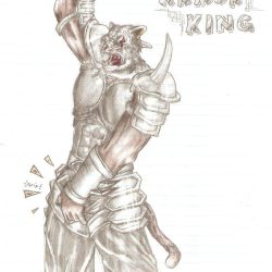 Armor King Drawing Modern Sketch