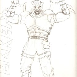 Armor King Drawing Realistic Sketch