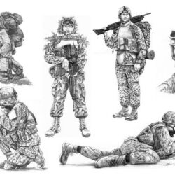 Army Drawing Amazing Sketch