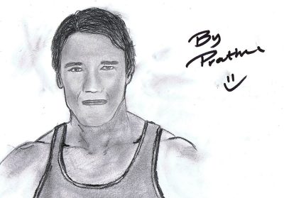 Arnold Schwarzenegger, Bodybuilder, Action Star, Politician, Philanthropist Drawing