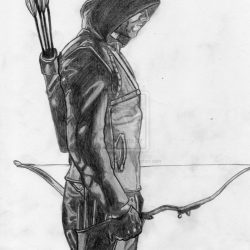Arrow TV Series Drawing Picture