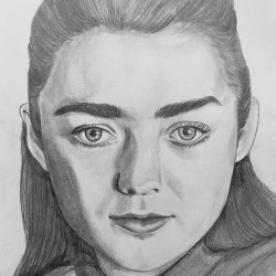 Arya Stark Drawing Creative Style