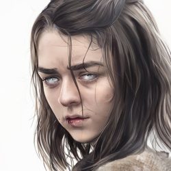 Arya Stark Drawing Hand drawn Sketch