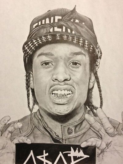 Asap Rocky, Fashion, Innovation, Culture, Hip-Hop Drawing