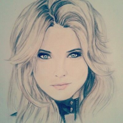 Ashley Benson, Celebrity, Model, Fashionista, Actress, Influencer Drawing