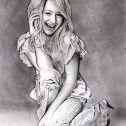 Ashley Tisdale Drawing Art