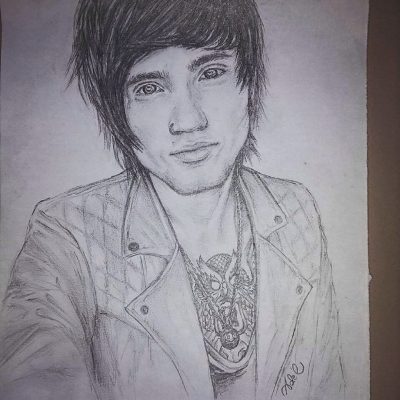 Asking Alexandria, British Band, Alternative Rock, Post-Hardcore, Metalcore Drawing