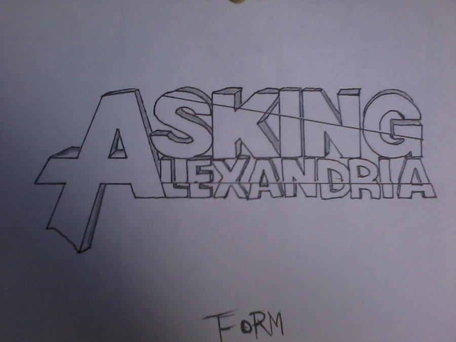 Asking Alexandria Drawing Creative Style