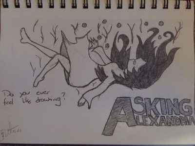 Asking Alexandria, British Band, Post-Hardcore, Musical Evolution, Metalcore Drawing