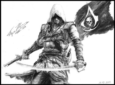 Assassins Creed, Brotherhood, Templars, Stealth, History Drawing