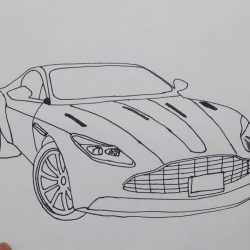 Aston Martin Drawing