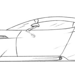 Aston Martin Drawing Artistic Sketching