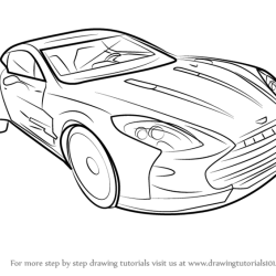 Aston Martin Drawing Hand drawn Sketch