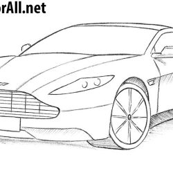 Aston Martin Drawing Picture