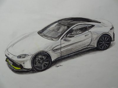 Aston Martin, Heritage, Elegance, Luxury, Performance Drawing