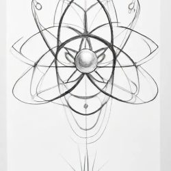 Atom Drawing Art Sketch Image