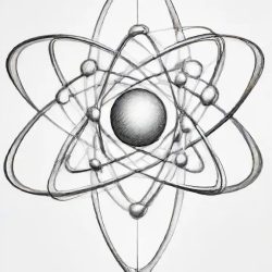 Atom Drawing Sketch Photo