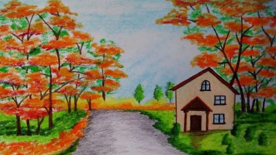 Autumn, Harvest, Chill, Colors, Leaves Drawing