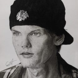 Avicii Drawing Image